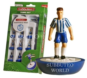 SHEFFIELD WED. SUBBUTEO TEAM. PAUL LAMOND TABLE SOCCER. SUBBUTEO TABLE FOOTBALL - Picture 1 of 1