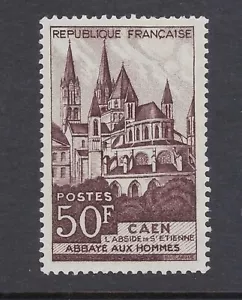 FRANCE "ABBAYE AUX HOMMES CAEN" SC#674 MH CV$5+ (FR329*) - Picture 1 of 1