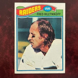 1977 Topps Set FRED BILETNIKOFF #295 OAKLAND RAIDERS - NR-MINT *HIGH GRADE* - Picture 1 of 2
