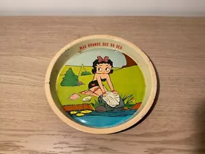 Betty Boop plateau publicitaire métal - Imagen 1 de 2
