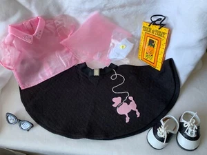 Pleasant Company American Girl 50s Sock Hopper Costume COMPLETE/NEW/ 1996-2001 - Picture 1 of 7
