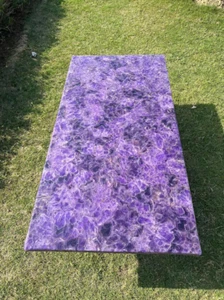 Exclusive Amethyst stone dining table top-countertop slab top, purple quartz top - Picture 1 of 7