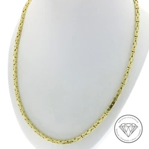 Wert 4.650,- Königskette massiv 585 / 14 Karat gelb Gold 58 cm unisex xxyy - Bild 1 von 4