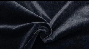 Kravet Mohair Velvet noir 20 yds - Picture 1 of 2
