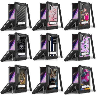 Funda híbrida a prueba de golpes de grado militar con soporte para Samsung Galaxy Note 10 Foto 1 de 4