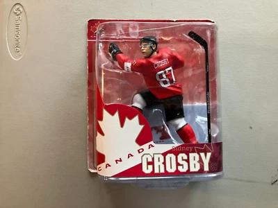 Mcfarlane NHL Team Canada Sidney Crosby 2014 Sochi Olympics Red Jersey Figurine - Image 1 of 3