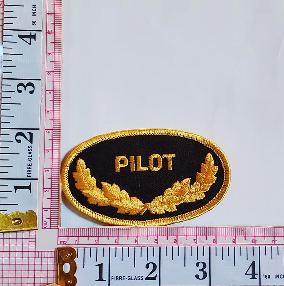 Pilot Hat Jacket Vest Patch Applique Crest Badge Cosplay Iron On - Image 1 of 1