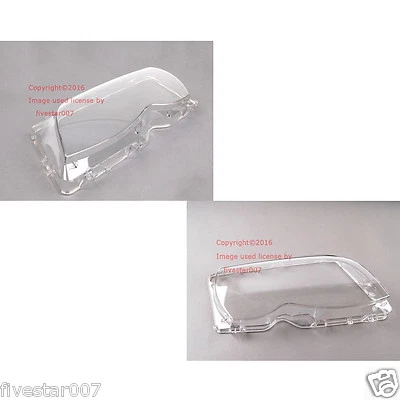 IZQUIERDA + DERECHA x2 "NO ZKW" cubierta de luz de cabeza lente para BMW 2002-2005 325i xi 330i xi Foto 1 de 2