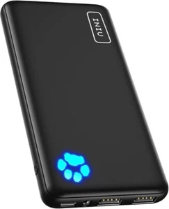 Power Bank, 10000mAh Ultra Sottile & Leggero Ricarica Rapida Powerbank, Caricato - Foto 1 di 6