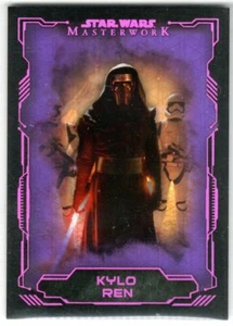 STAR WARS 2016 TOPPS MASTERWORK PURPLE PARALLEL BASE 41 KYLO REN 05/25 - Picture 1 of 2