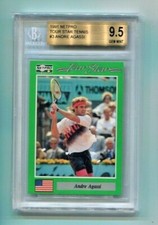 1991 NetPro Tour Stars - ANDRE AGASSI - Rookie Card #3 - BGS 9.5. Gem Mint