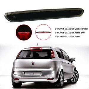 Pour Fiat Abarth Grande Punto Evo Feu Stop Montage Haut Troisième Feu Stop Noir - Bild 1 von 10
