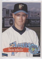 1995 Multi-Ad Everett Aquasox Aaron Scheffer #21