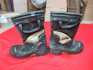 Globe SUPREME SIZE 9.5 XW 14" Pull-on Structural FIREFIGHTER Boots USA Used TOW - Picture 1 of 9