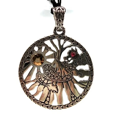 Colgante Medallón Dragón John Hardy Plata de Ley 18k Foto 1 de 4