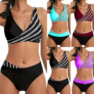 Damen Sommer Tankini Bademode Strand Schewimmset Badekleid Badeanzug Übergröße - Bild 1 von 17
