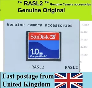 CF CompactFlash memory Card For Canon EOS 1D, 400D, 350D,300D,D40,D30, D20, D10 - Picture 1 of 3
