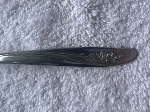 Oneida ROSEANNE Stainless Steel Flatware Cold Meat Serving Fork - Picture 1 of 4