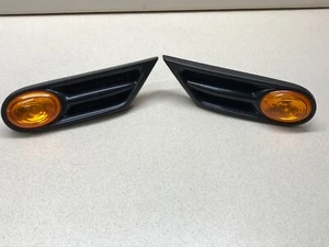 Mini Cooper 2010-2015 lado derecho izquierdo guardabarros indicador luces ámbar OEM - Imagen 1 de 7