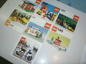 Lego Konvolut Alte Bauanleitungen -146-167- 297 - 361- 378- 394 (1976-1979) (34) - Bild 1 von 4