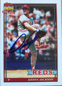 Danny Jackson Autographed 1991 Topps #92 - Picture 1 of 1