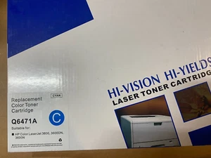 Cyan Laser toner cartridge Q6471A - Picture 1 of 3