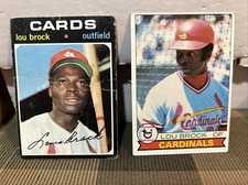 1971 TOPPS #625 LOU BROCK ST. LOUIS CARDINALS (Bonus 1979 Card)