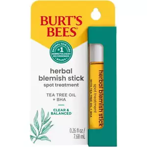 Burts Bees Herbal Blemish Stick Acne Treatment, 0.26 Fl Oz - Picture 1 of 9