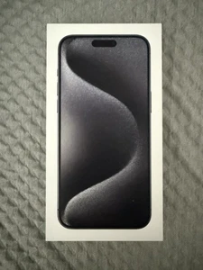Boîte vide OEM pour Apple iPhone 15 PRO MAX - Noir Titane - Photo 1 sur 3