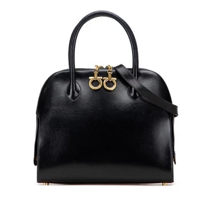 Salvatore Ferragamo Gancini Bolso de Mano Bolso de Hombro 2WAY Mujeres 【Usado】 - Imagen 1 de 9
