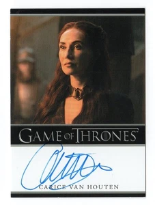 Game of Thrones Legends of the Realm Autogramm Carice Van Houten als Melisandre - Bild 1 von 3