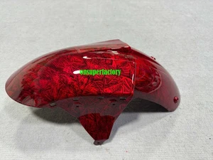 Cracked Forged Carbon Fiber Red Fairing Kit For Kawasaki Ninja 650 2020-2025 - Picture 1 of 2