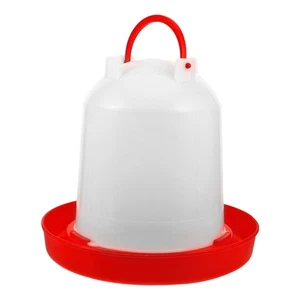 Ciotola mangiatoia acqua pollame automatico in plastica 6 L - Foto 1 di 12