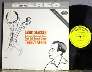 Mendelssohn Chopin Cello Sonata Starker Sebok Mercury SR90320 Orig RFR1 Promo NM - Picture 1 of 5