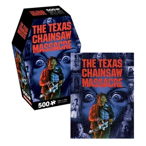 Leatherface Texas Chainsaw Massacre Coffin Box 500 Piece Jigsaw Puzzle Horror - Picture 1 of 3