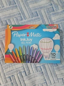 Paper Mate InkJoy Gel Retractable Gel Ink Pens 0.7mm Assorted Colors 10-Pack NEW - Foto 1 di 4