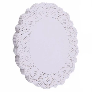10 inch White Lace Paper Doilies - 100PCS Round Paper Doilies - Disposable Pa... - Picture 1 of 5