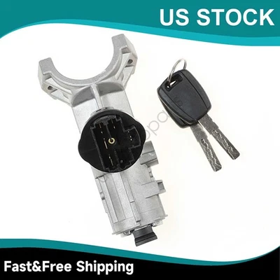 Fit for Fiat for Peugeot for Citroen 4162HN Ignition Lock Barrel Switch with Key Foto 1 de 4