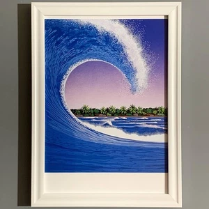 Hiroshi Nagai "Beachcomber IV"/B5 gerahmtes Stück/seltene Illustration/Druckmaterial - Bild 1 von 2