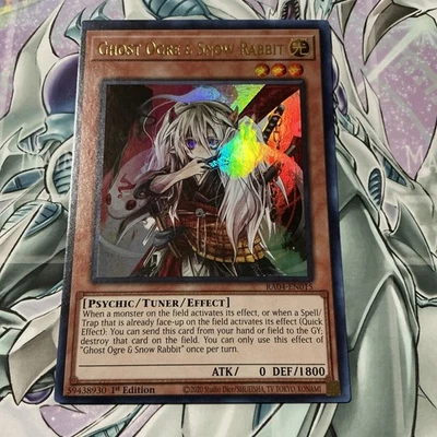 Ghost Ogre & Snow Rabbit (Alternate Art) RA02-EN009 25th Anniversary Rarity... - Image 1 of 2