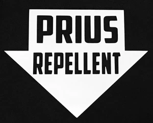 Prius Repellent Funny Bumper Exhaust Sticker Vinyl Decal Diesel Truck Fits Ford - Picture 1 of 1