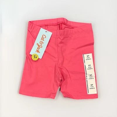 Pantalones Cortos Bicicleta Cat & Jack Niñas Rosa Nuevos Con Etiquetas Talla 2T Foto 1 de 3