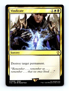 #330 2025 Final Fantasy Commander ~ Vindicate Rare - Picture 1 of 2