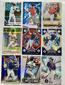 KYLE TUCKER Lot of 9 RCs! Crusade Red /199, White /299, Refractors, Prizms! CUBS - Picture 1 of 9