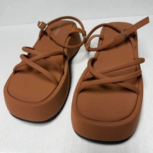 Sandalias de plataforma Coutgo para mujer con tiras - talla 9 - nuevas - Imagen 1 de 8
