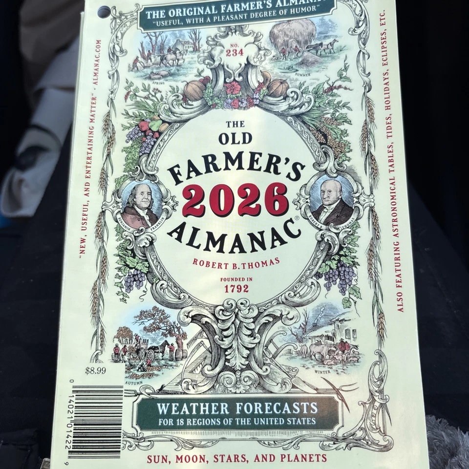 2026 Old Farmer's Almanac by Old Farmer's Old Farmer's Almanac (2025, Trade Paperback)