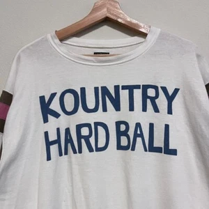 Kapital Kountry Hardball übergroßes Fußballtrikot Herren Größe 4 Japan weiß - Bild 1 von 7