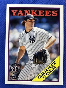 2023 #T88-79 Gerrit Cole Topps Series 1 Baseball 35th Anniversary - Imagen 1 de 2