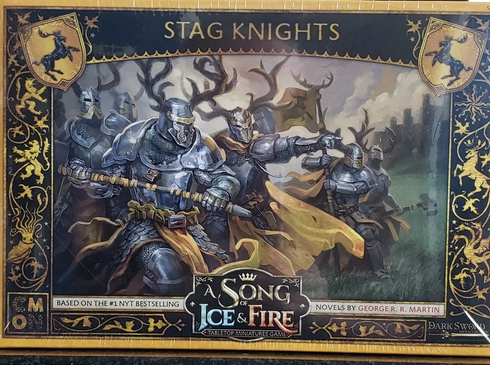 Song of Ice & Fire Baratheon Stag Knights. NIB - Image 1 of 1