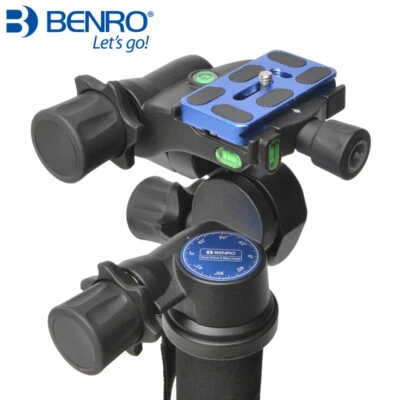BENRO GD3WH Three-Dimensional Gear Head 3-Way Magnesium Alloy Tripod Head Mount - Image 1 of 4